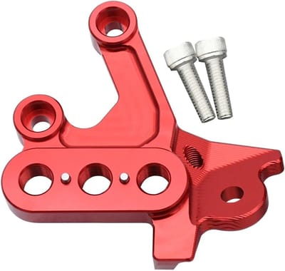 Voetsteunen Vervanging - Pedaal Bevestiging - Motor Rijden - Roestvrij Aluminium - Universele Pasvorm - Rood