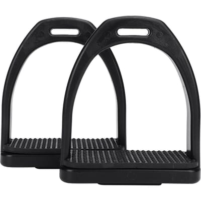 2 Stuks Hoge Sterkte Kunststof Stijgbeugels met Zwarte Antislip Rubber Pad Paard Gereedschap Accessoires(klein )