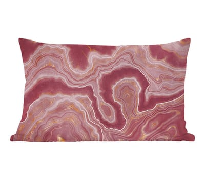 Sierkussens - Kussentjes Woonkamer - 60x40 cm - Agaat - Abstract - Stenen - Roze