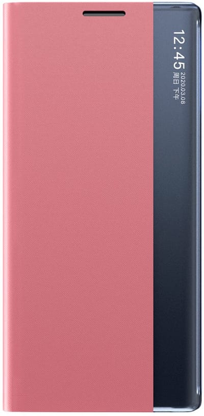 Hurtel New Sleep Case - Flip Hoesje - Roze - Samsung Galaxy S25 Ultra - Magnetische Sluiting
