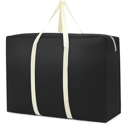 Opbergtas met extra grote inhoud – Non-woven draagtas – Organizer – Duurzame allesdrager – Campingopslag – Ideaal voor het opbergen van beddengoed, dekbedden, kleding en kussens – Reisopslag - 50x25x30