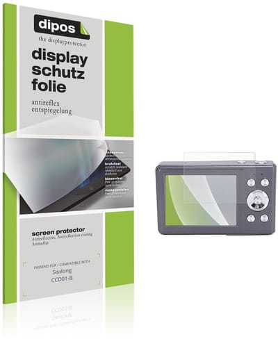 dipos – 4x Matte Beschermfolie geschikt voor Sealong CCD01-B | Krasbestendige & antireflecterende Screenprotector Ultra-Thin