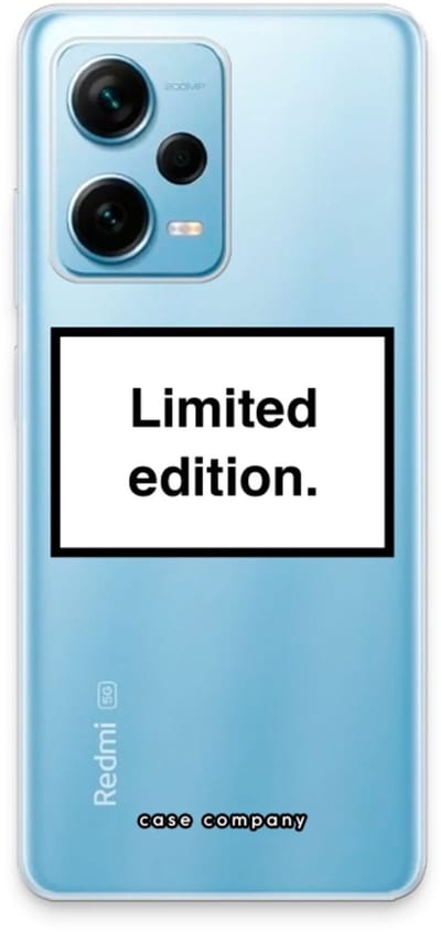 Case Company® - Hoesje geschikt voor Xiaomi Redmi Note 12 Pro Plus hoesje - Limited edition - Soft Cover Telefoonhoesje - Bescherming aan alle Kanten en Schermrand