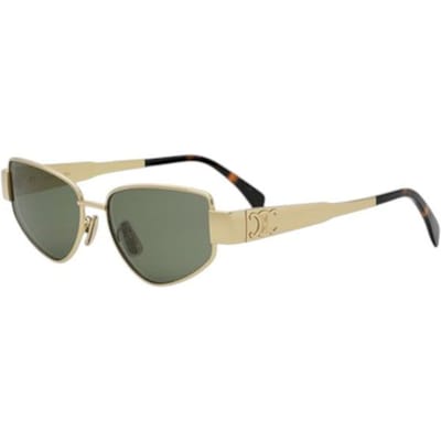 Celine Zonnebril Goud/Groen