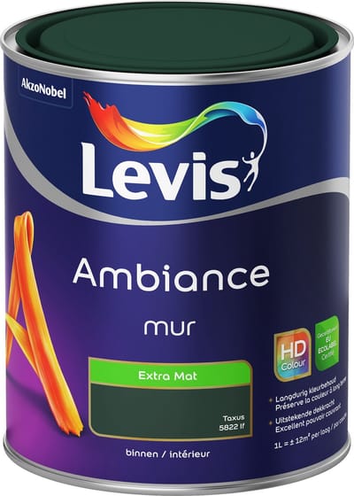 Levis - Ambiance Mur Extra Mat - Taxus - 1 L