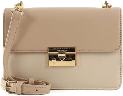 SEIDENFELT MANUFAKTUR Avondtas Schoudertas Pitea Crossbody Bag Stone Shades / Gold Taupe