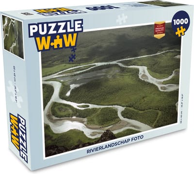 Puzzel Rivierlandschap foto - Legpuzzel - Puzzel 1000 stukjes volwassenen