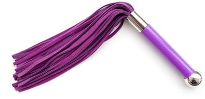 Smart Moves - Lederen Flogger - 38 cm - Paars