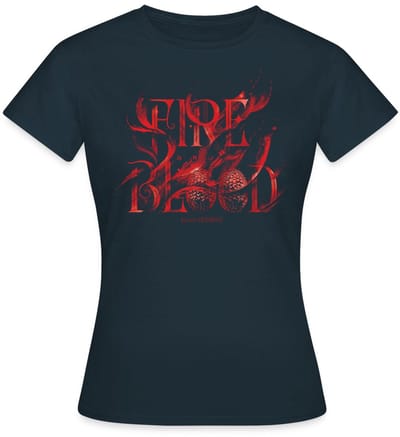 Game Of Thrones Huis Targaryen Fire & Blood T-Shirt Dames
