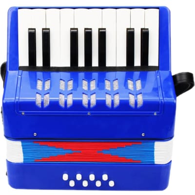 Kinderen Kinderen Accordeon 17-toetsen 8 Bas Mini Kleine Accordeon Educatief Muziekinstrument voor Beginners Verjaardagscadeau