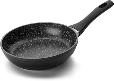 Inductie Koekenpan 16 cm met Antiaanbaklaag en Steenmotief