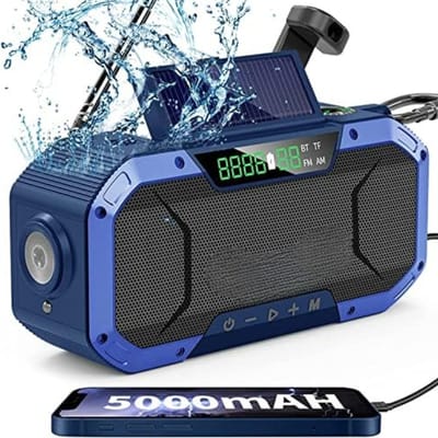 Radio Op Batterijen Voor Rampen - Radio Opwindbaar - Noodradio - Noodradio Solar Opwindbaar