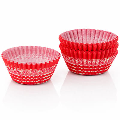 SunBakery SC-424 - Muffin Cups 60 Stuks – Cupcake Vormpjes Maat M – Bakvormpjes voor Cupcakes & Muffins