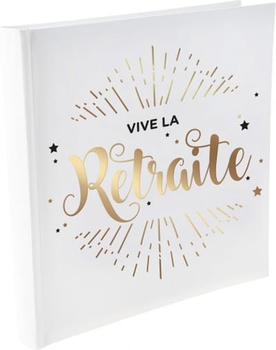 Sweet-One Gastenboek Vive la Retraite - Pensioen gastenboek - 22 blanco pagina's