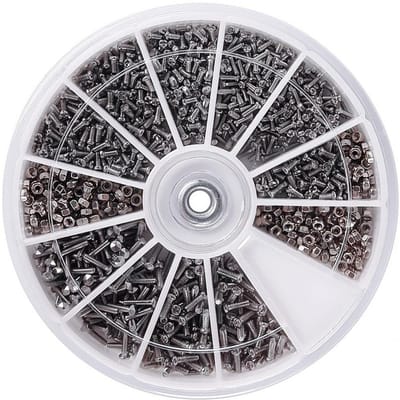 600 stuks 12 soorten kleine schroeven moeren elektronica assortiment kit M1 M1.2 M1.4 M1.6 600pcs