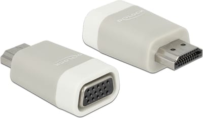 Premium HDMI naar VGA adapter - compact / grijs