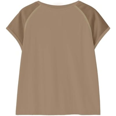 Deha Top Met Satijnen Mouwen - Fashion Wear - Vrouwen