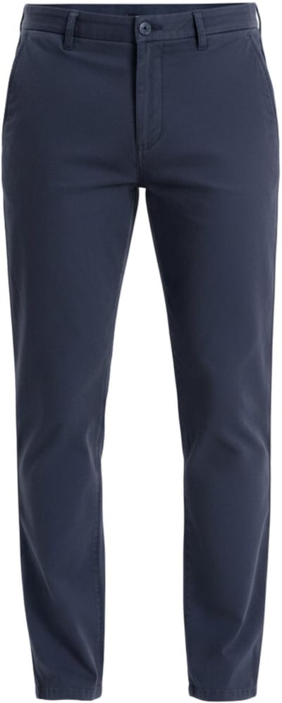 OMBRE Broek - Slim Fit - Katoen - Rits Donkerblauw L