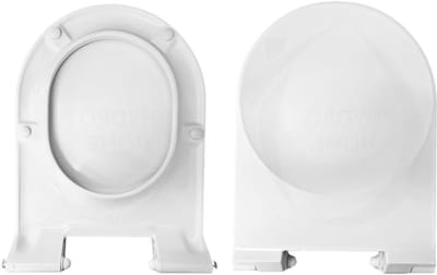 Toiletbril - WC bril - Badkamer Vernieuwen - Antibacteriële Duroplast - 47x34.5 cm - Wit
