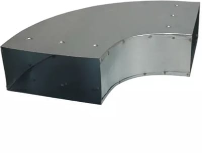 Bocht 90 graden 170x80 horizontaal tbv instortkanaal
