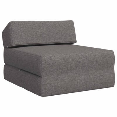 vidaXL - Vouwbare - Sofa - Bed - Lichtgrijs - 60 - x - 70 - x - 41 - cm - Stof