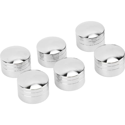 Couvercle de vis de tête de moto, 10 pièces, couvercle de protection de vis de moteur en aluminium pour moto S white