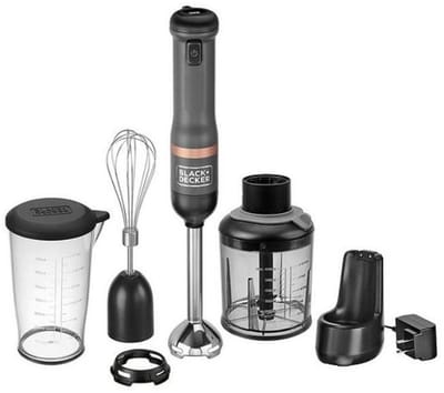 Black&Decker - KitchenWand Draadloze Accu Staafmixer – ‎BCKM1013KG-QW
