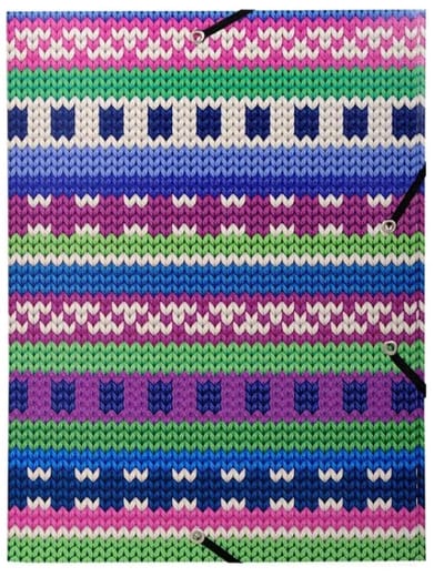 Elastomap - Dossiermap - Exacompta - Mohair - A4 - 55228E - PP - Met Elastieken Groen -Flexibele Kaft