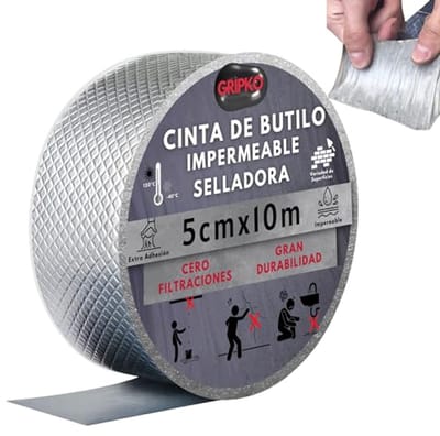Waterdichte Butylband 10 m x 5 cm voor Afdichting, Reparatie en Bescherming tegen Lekkages
