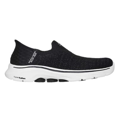 Skechers Dames Go Walk 7 Slip-In Sneakers (Zwart/Wit)