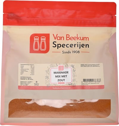 Van Beekum Specerijen - Marinade Mix Met Zout - 1 KG (hersluitbare stazak)