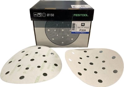 Festool Titan 2 Schuurschijf art. 496639 - P320 - diameter 150 mm - Prijs per doos ( inhoud 100 stuks)