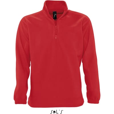 SOL'S Half-Zip Fleece Ness L740 - Red - XL