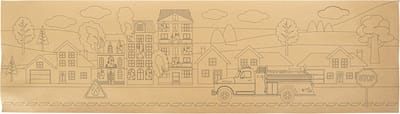 ARTYFETES - Brandweer tafelloper 140 x 40 cm