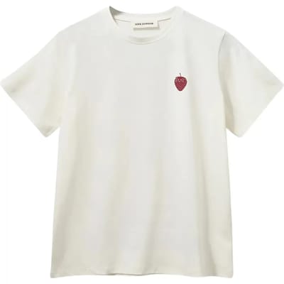 T-shirt met aardbeienprint voor dames Sofie Schnoor Zenasw