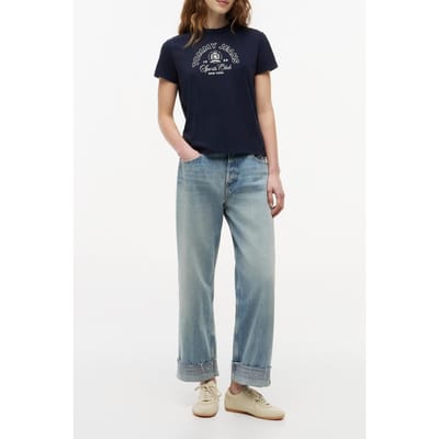 Tommy Hilfiger Layla High Rise Slim Straight Denim Light Größe: W27L30 | Straight Jeans Outlet | Damen | Blau