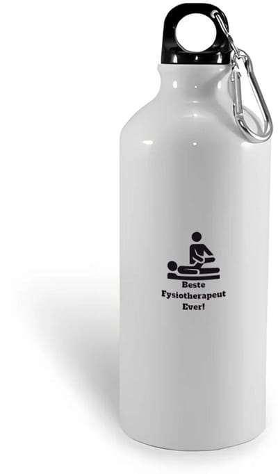 Hacebo® - Beste fysiotherapeut waterfles - Beste fysiotherapeut - therapeut - cadeau - water fles - 400ML