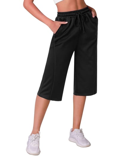 Dailygoods- Joggingbroek Dames 3/4-lengte - Capri Broek - Rechte Pijpen - Casual/Sport - Met Zakken - 65% Polyester/35% Katoen - Capribroek