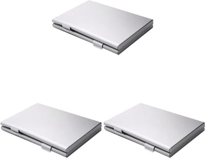 Geheugenkaarthouder Aluminium - Micro SD Cases - Kaarten Opbergen - Stevig Metalen Frame - 24 Kaarten - Willekeurige Kleur
