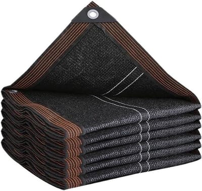 Schaduwnet Tuin - Zonnezeil Doek - Zonwering Creëren - 90% UV Blokkerend - 4 x 5 Meter - Zwart