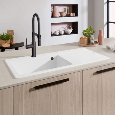 Villeroy & Boch Subway Style 60 - Keramische spoelbak 100x51 cm, CeramicPlus, alpine wit 336201R1