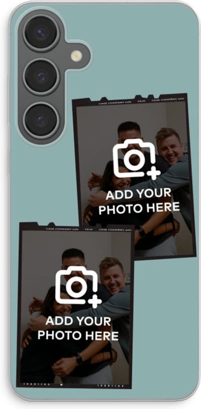 Gepersonaliseerd - Case Company® - Hoesje geschikt voor Samsung Galaxy S24 Plus hoesje - Polaroid Zwart - Soft Cover Telefoonhoesje - Bescherming aan alle Kanten en Schermrand