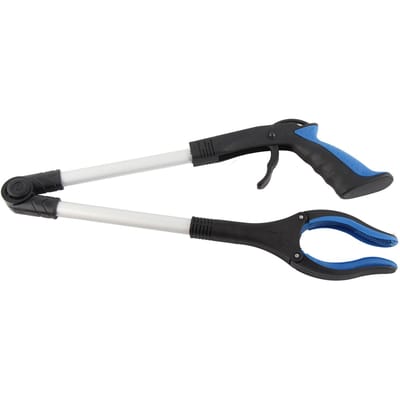Grijper Reikgereedschap Sterke Grip Magnetische Tip Opvouwbare Armverlenging Hulpmiddel Opraapstok voor Ouderen black