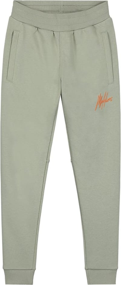 Malelions - Sweatpants - Seagrass/orange - Maat 128