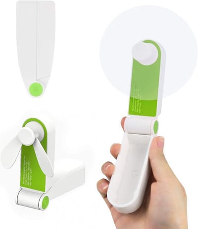 Draagbare Mini Ventilator - Opvouwbaar, USB Oplaadbaar, Ideaal voor Thuis en Onderweg