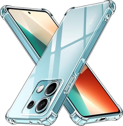 Hoesje geschikt voor Xiaomi Redmi Note 13 Pro / Xiaomi Poco M6 Pro - Techsuit Shockproof Silicone Back Cover - Transparant