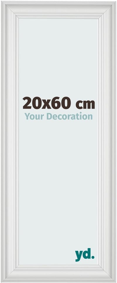 Your Decoration - Fotolijst 20x60 cm - MDF - Wit Geveegd - Lazio