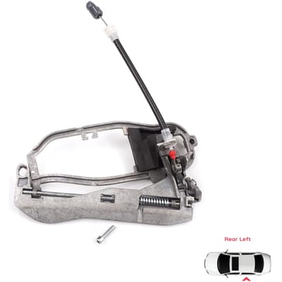 BDP995 Support de poignée de porte de voiture Boîtier de poignée Arrière Gauche 51228243635 pour BMW X5 E53 2000-2006