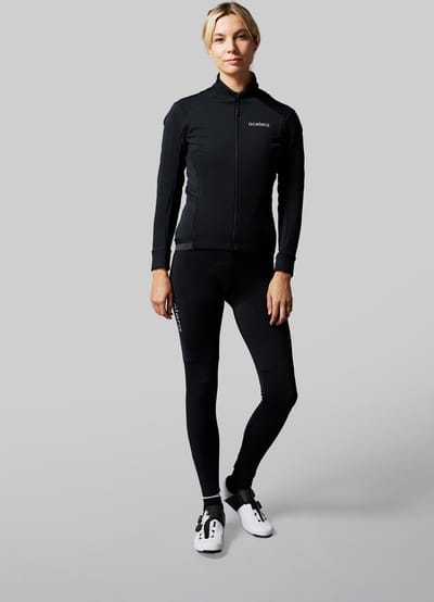 Acelera Intermediate Deep Winter Jacket - Thermo - Fleece - Fietsjack - Wielrenjack - Fietsjas - Dames - Fietsshirt Lange Mouwen - Maat S