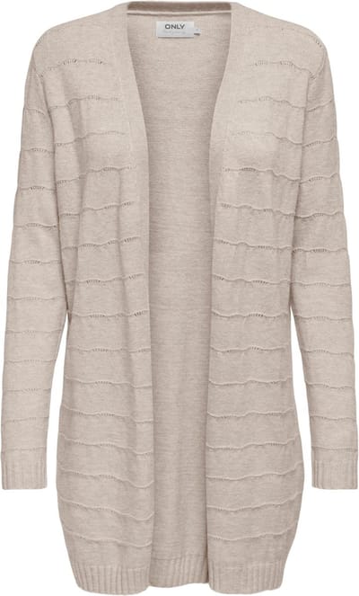 ONLY ONLKATIA LS STRUCT OPEN CARD CC KNT Dames Vest - Maat S